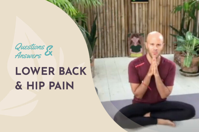 Lower Back & Hip Pain Q&A Lower Back & Hip Pain Q&A